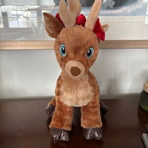 Build A Bear Rudolph Red Nose Reindeer Clarice  BAB Plush  Stuffed Animal Toy